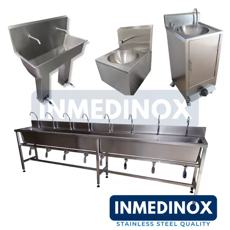 Imagen de Lavamanos en acero inoxidable