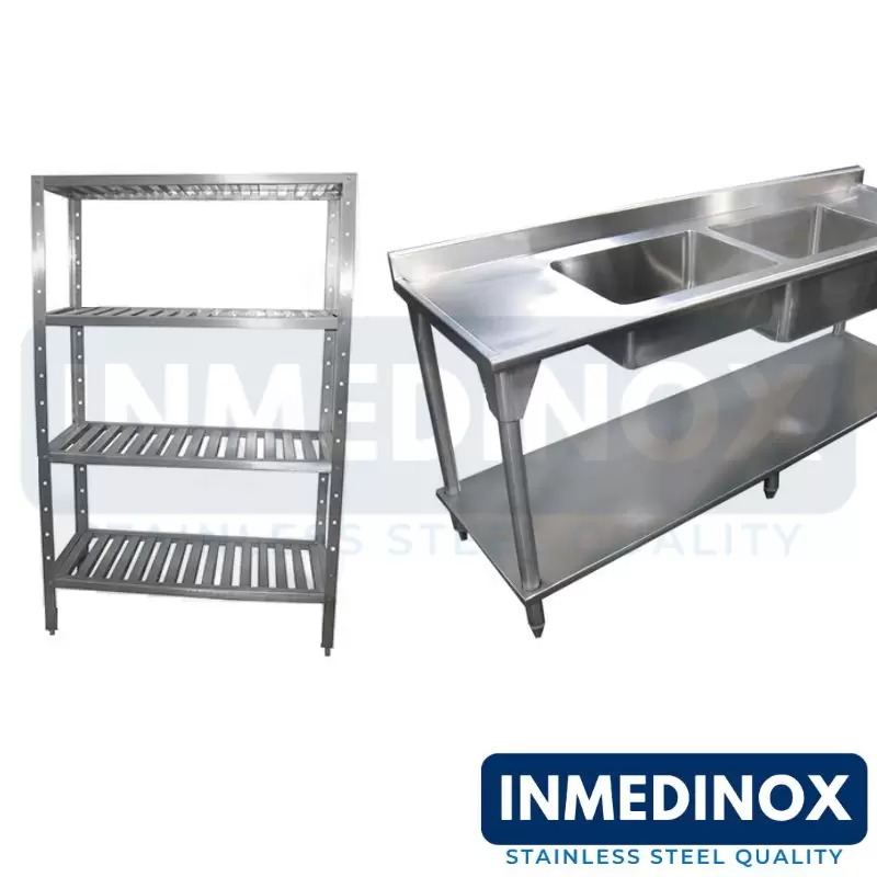 Imagen de Mobiliario en acero inoxidable