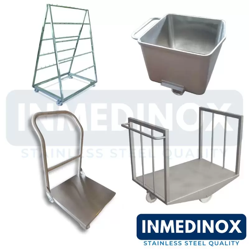 Imagen de Carros y coches en acero inoxidable