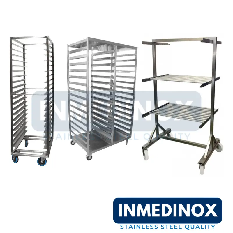 Imagen de Escabiladeros industriales en acero inoxidable