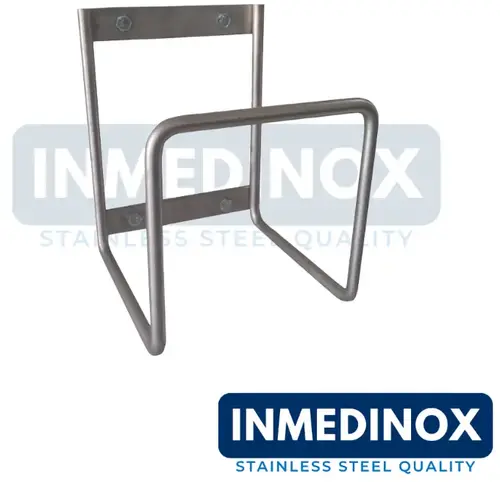 Soporte de manguera en acero inoxidable