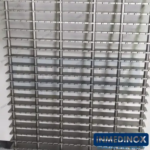 Rejilla tipo irving en acero inoxidable