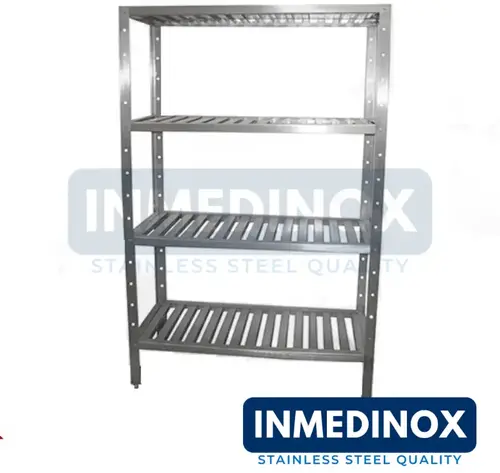 Estantería cuarto frio en acero inoxidable